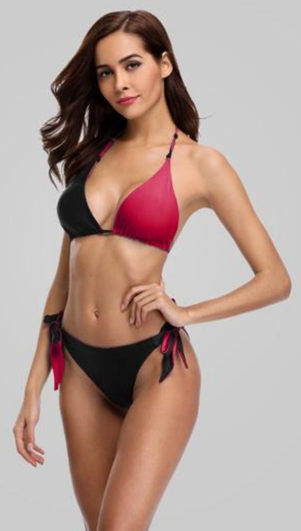 CHLOE - Halter Solid Color Bikini Set | Ariani Collections Co.