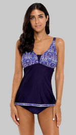 CATHY - Floral Print Adjustable Tankini Set | Ariani Collections Co.