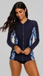 BRIELLE - Women Zip Up Rashguard | Ariani Collections Co.