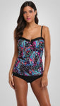 GRACE - Vintage Floral Padded Tankini Set | Ariani Collections Co.