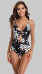 LORNA - Floral Back Cross Strappy Monokini | Ariani Collections Co.