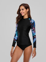 SAVANNAH - Retro Floral Rashguard | Ariani Collections Co.