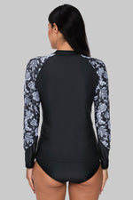 FAITH - Long Sleeve Zipper Rashguard | Ariani Collections Co.