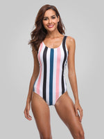 LUNA - Women Striped Backless Monokini | Ariani Collections Co.