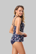 RUBY - Women Floral Strappy Tankini Set | Ariani Collections Co.