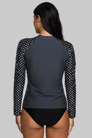 AUTUMN - Women Polka Dot Rashguard | Ariani Collections Co.