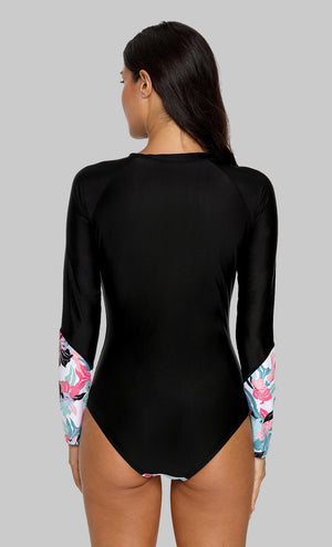 BROOKLYN - Zip Up Top Rashguard