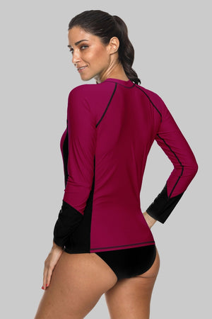 AUDREY - Women Zip Up Rashguard | Ariani Collections Co.