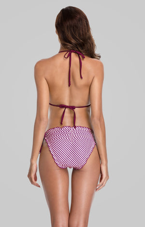 ALISON - Stripe Halter Bikini Set | Ariani Collections Co.