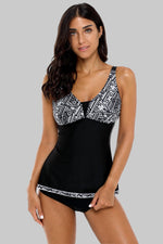 CATHY - Floral Print Adjustable Tankini Set | Ariani Collections Co.