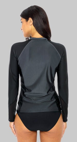 SAMIRA - Women Front Zipper Rashguard | Ariani Collections Co.