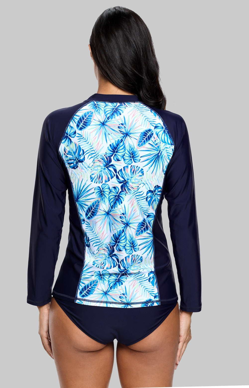 SARAH - Retro Floral Print Rashguard | Ariani Collections Co.