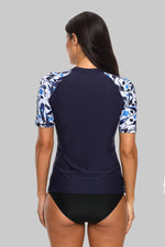 LYRA - Floral Print Swimwear Surfing Top | Ariani Collections Co.