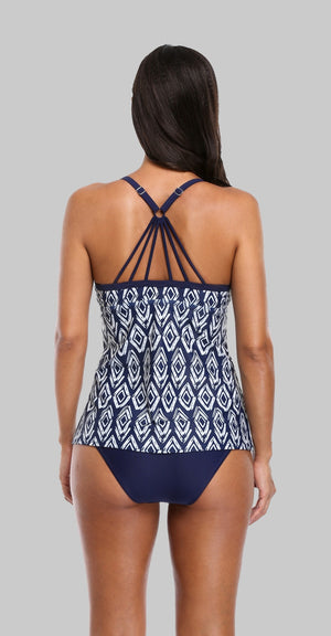 ANNA - Floral Printed Push Up Tankini Set | Ariani Collections Co.