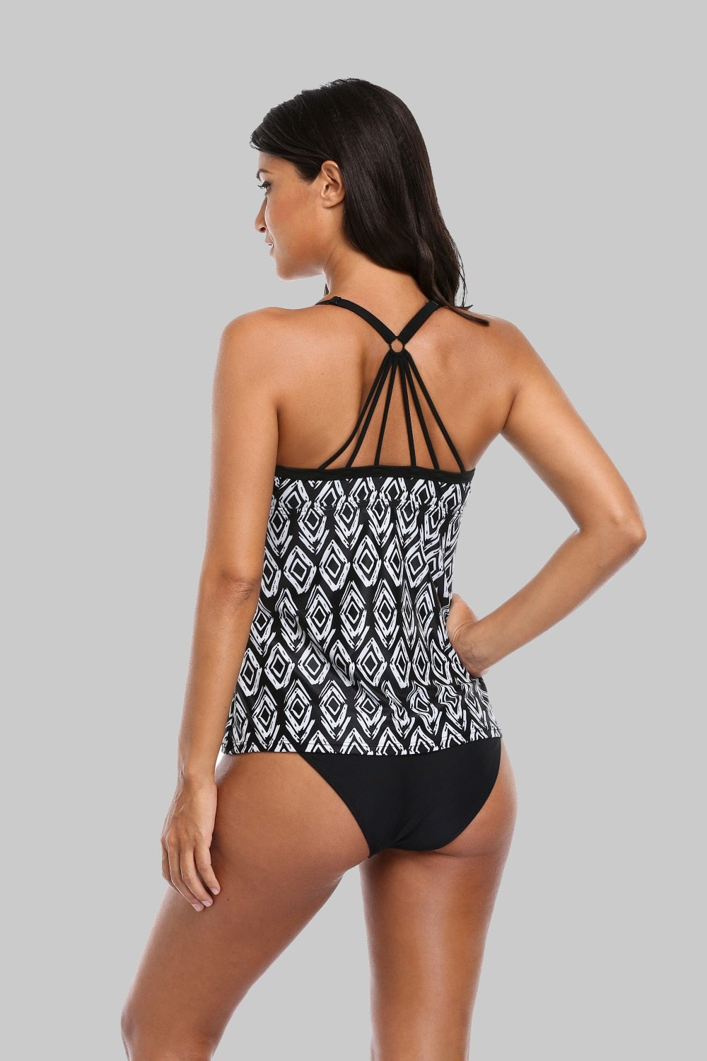 ANNA - Floral Printed Push Up Tankini Set | Ariani Collections Co.