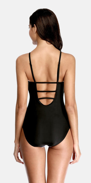 MADISON - Deep V Neck Strappy Swimwear | Ariani Collections Co.