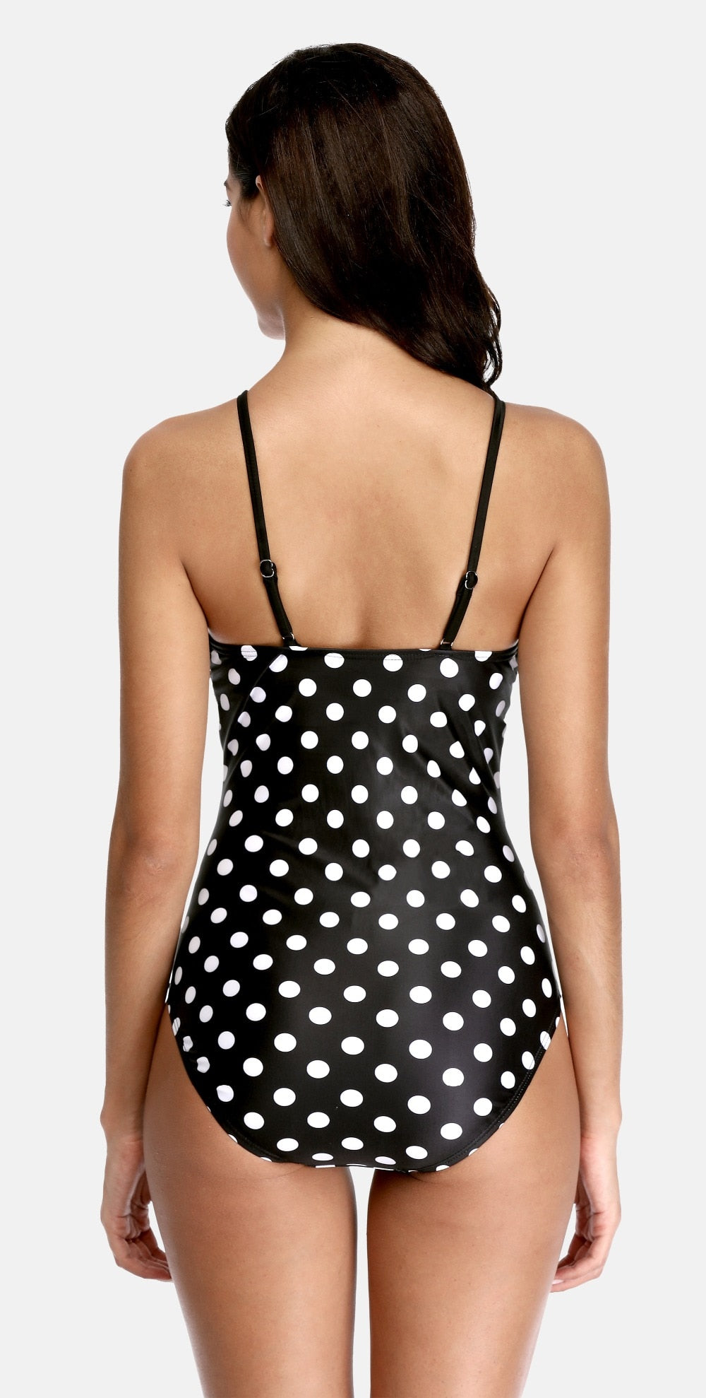 DESIREE- V Neck Polka Dot Printed Monokini | Ariani Collections Co.