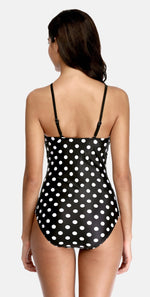 DESIREE- V Neck Polka Dot Printed Monokini | Ariani Collections Co.