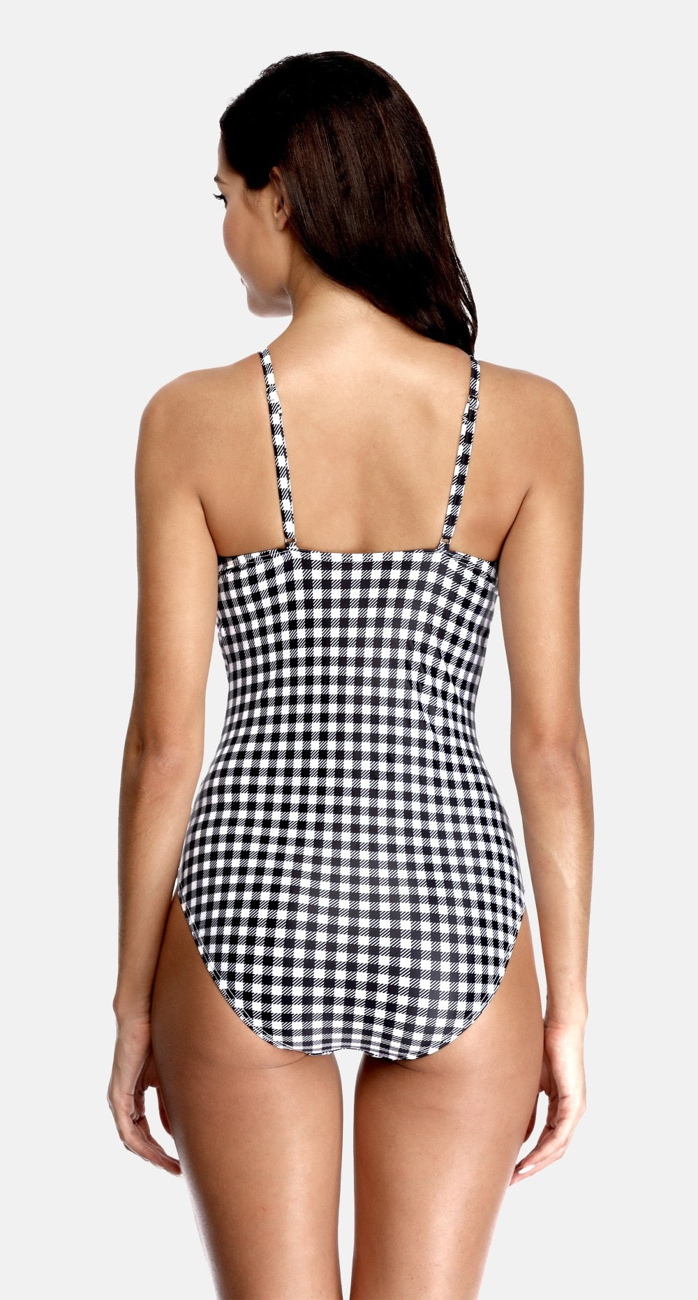 DESIREE- V Neck Polka Dot Printed Monokini | Ariani Collections Co.