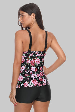 MILA - Women Retro Floral Tankini Set | Ariani Collections Co.