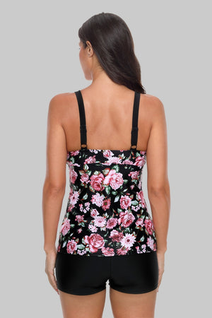 MILA - Women Retro Floral Tankini Set | Ariani Collections Co.