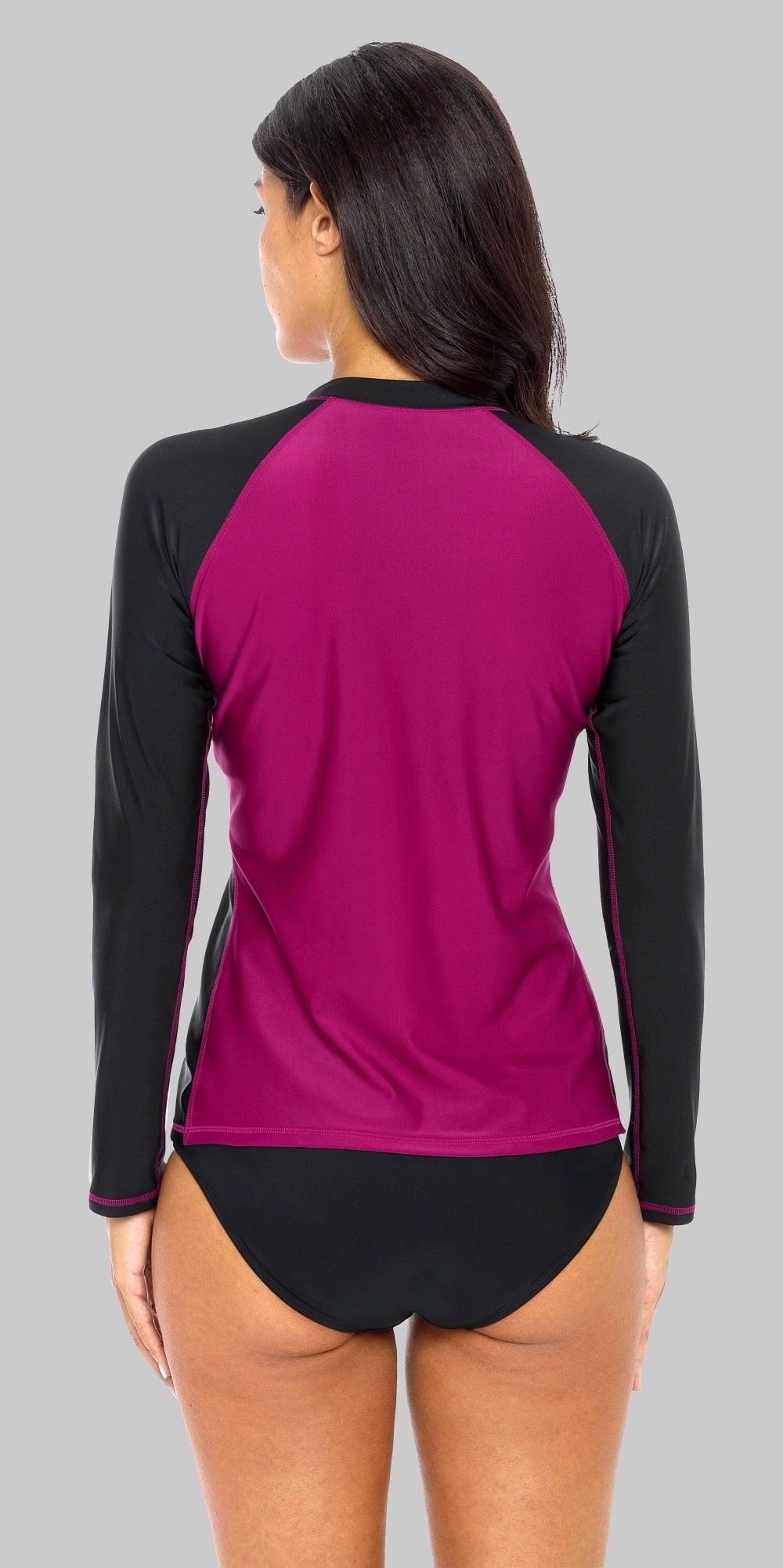 ADRIENNE - Long Sleeve Zipper Rashguard | Ariani Collections Co.