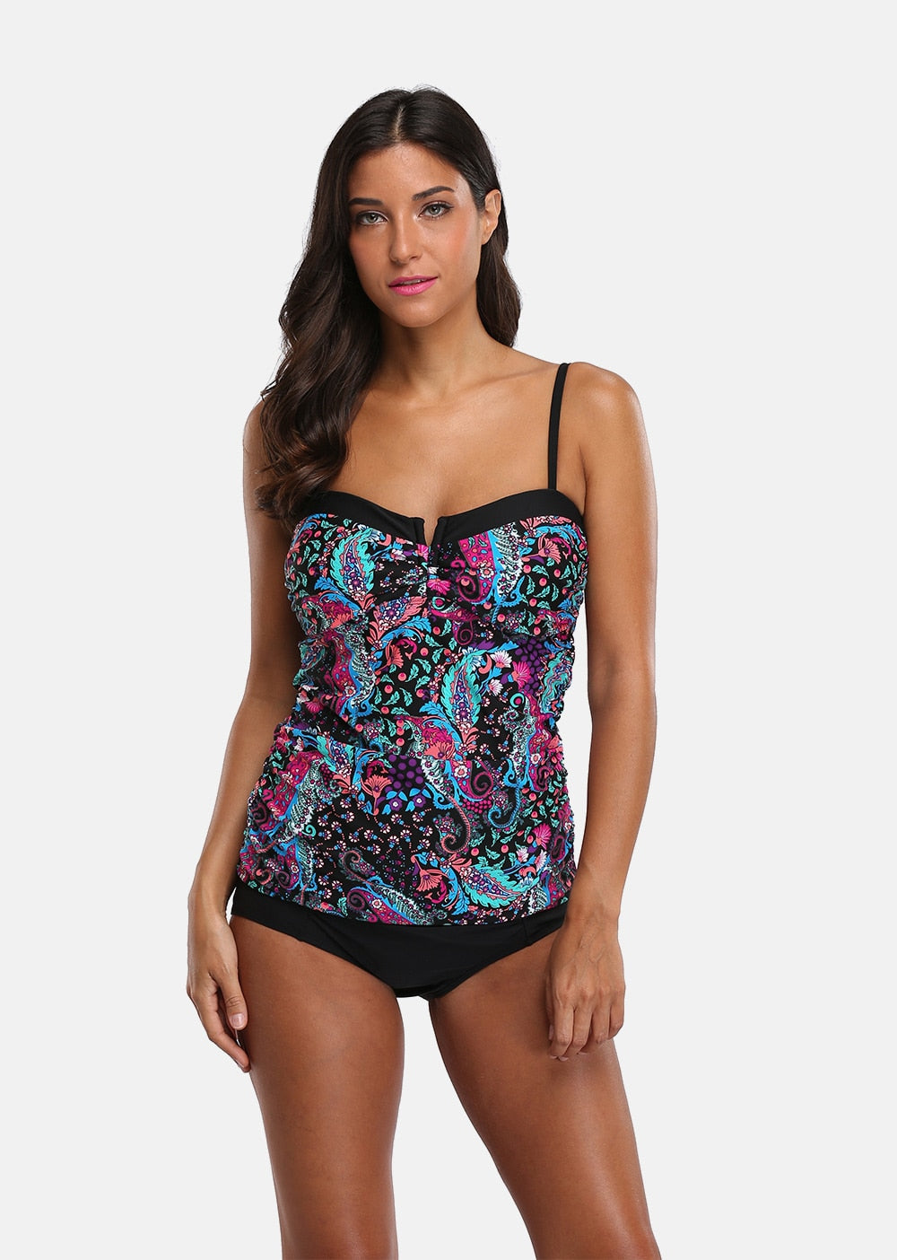 KAYLA - Ladies Lovely Floral Print Tankini Set | Ariani Collections Co...